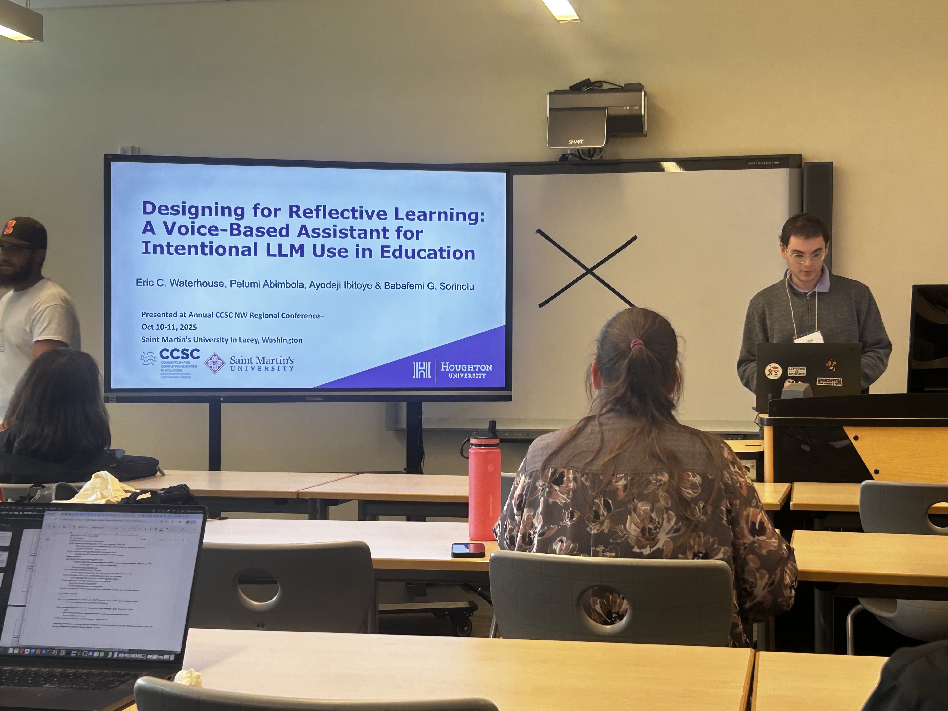 Eric presenting at CCSC NW 2025