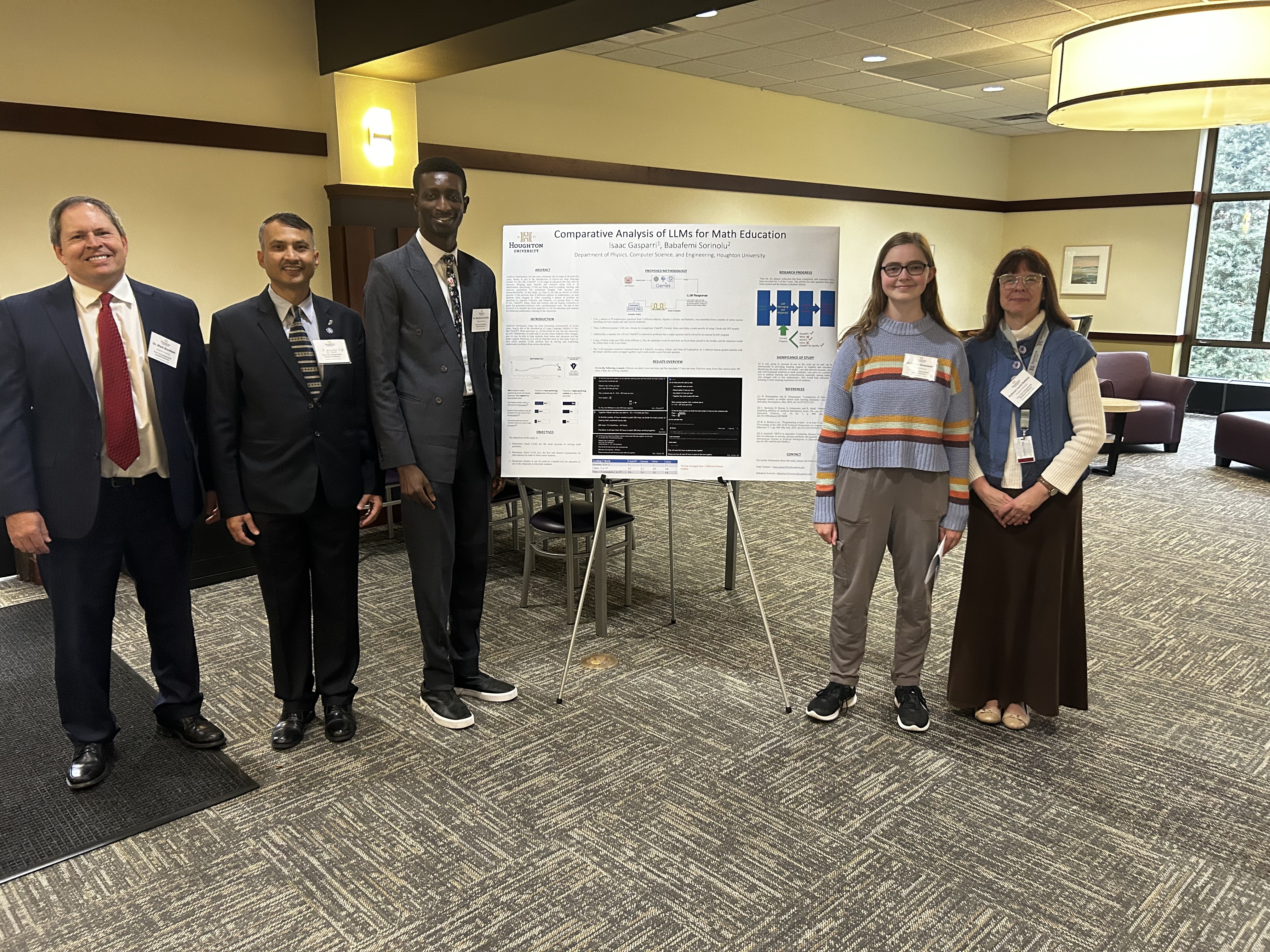 With the amazing coordinators who made the Penn-York Undergraduate Research Conference 2024 possible!
