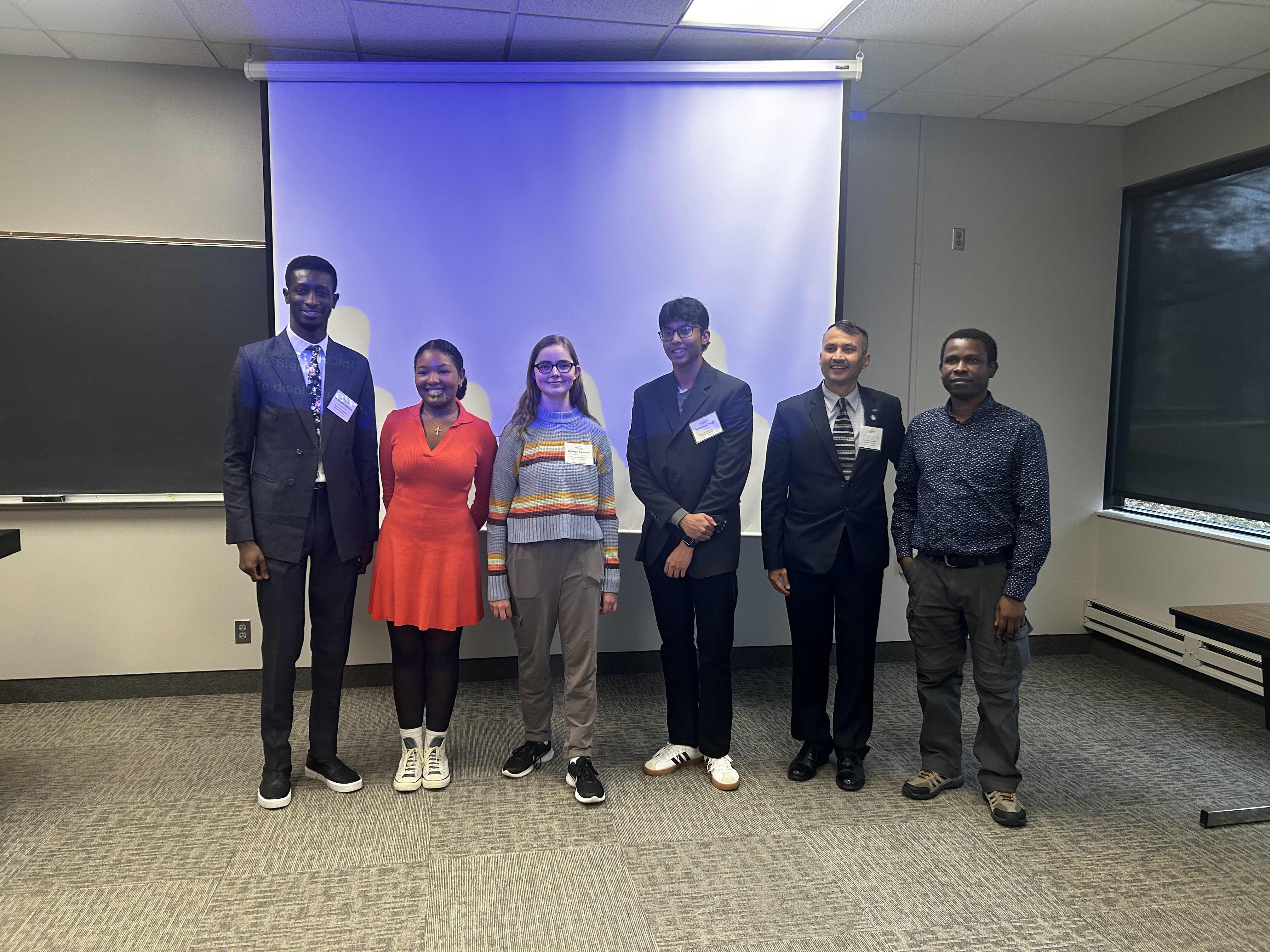 Student presenters and faculty at the Penn-York Undergraduate Research Conference 2024, following the conclusion of all presentations.