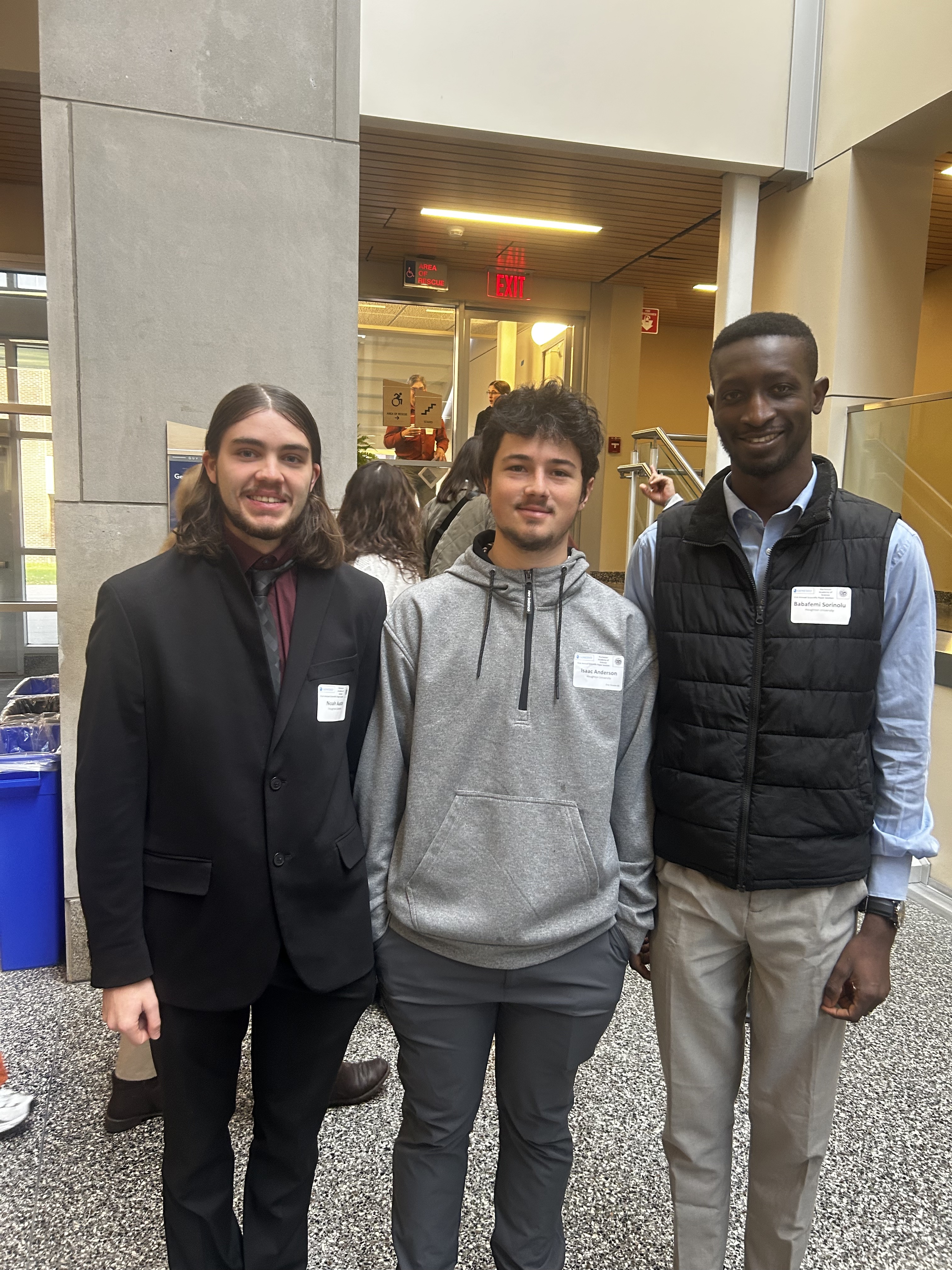Noah, Isaac, and I just before presenting at RAS 2025.